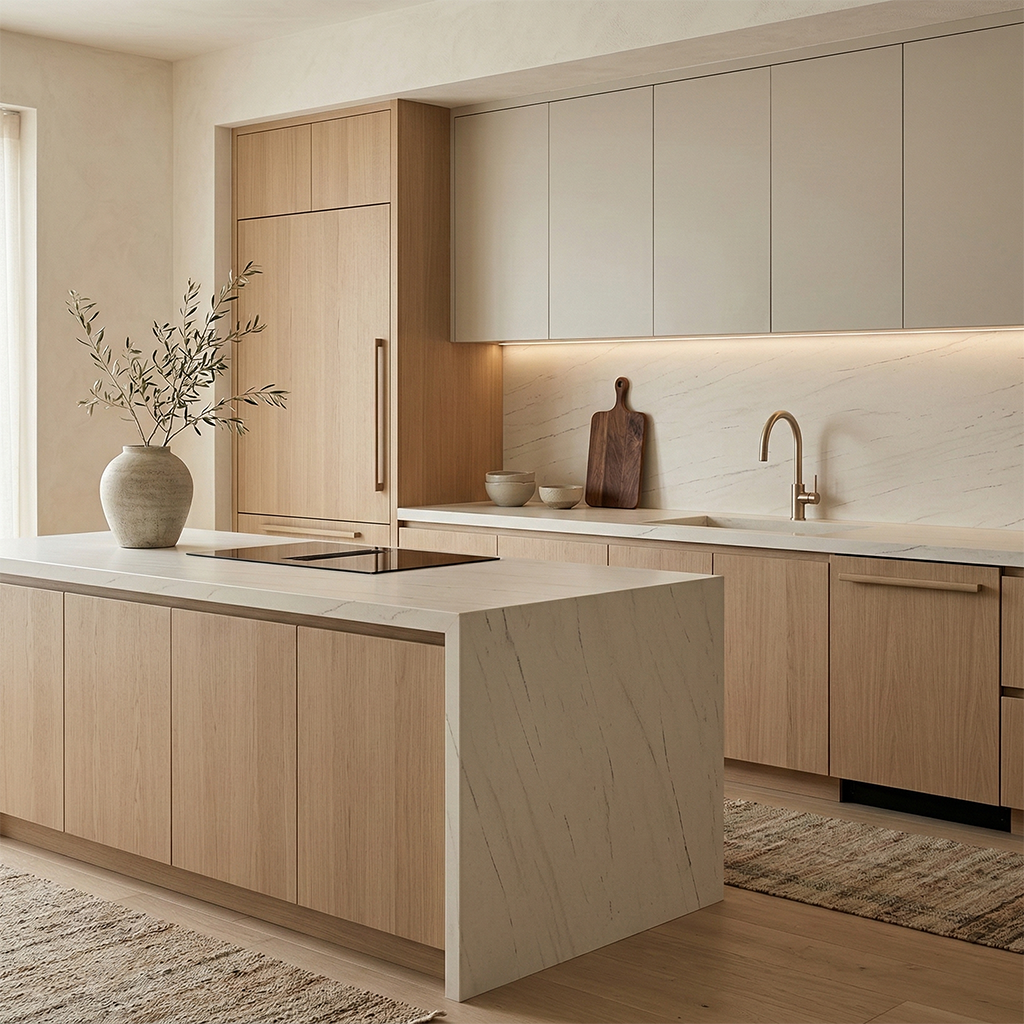 ES-Atlas Plan PorcelainTop™ Bianco Dolomite Italian Porcelain Slab