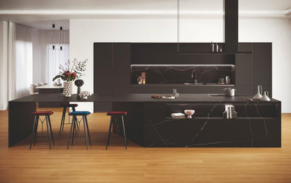 ES-Atlas Plan PorcelainTop™ Black Atlantis Italian Porcelain Slab