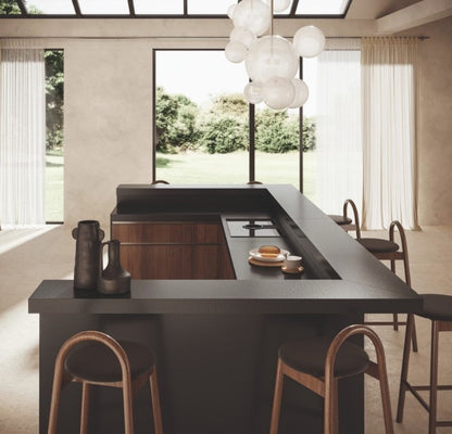 ES-Atlas Plan PorcelainTop™ Black Lava Italian Porcelain Slab