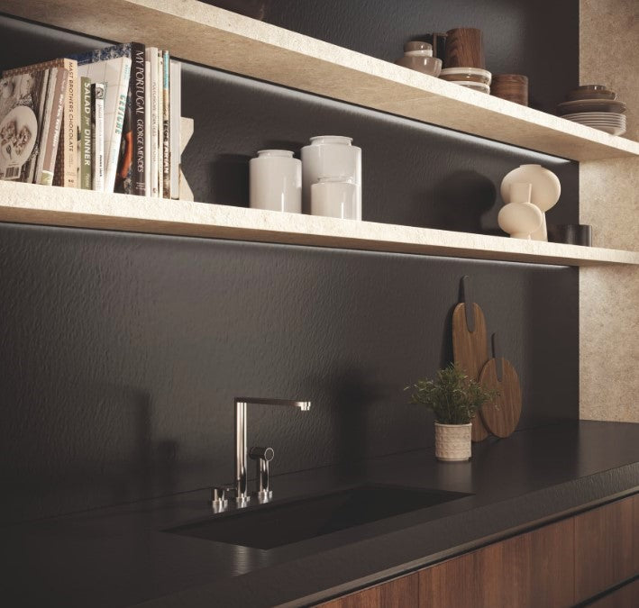 ES-Atlas Plan PorcelainTop™ Black Lava Italian Porcelain Slab