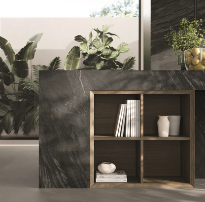 ES-Atlas Plan PorcelainTop™ Black Tempest Italian Porcelain Slab