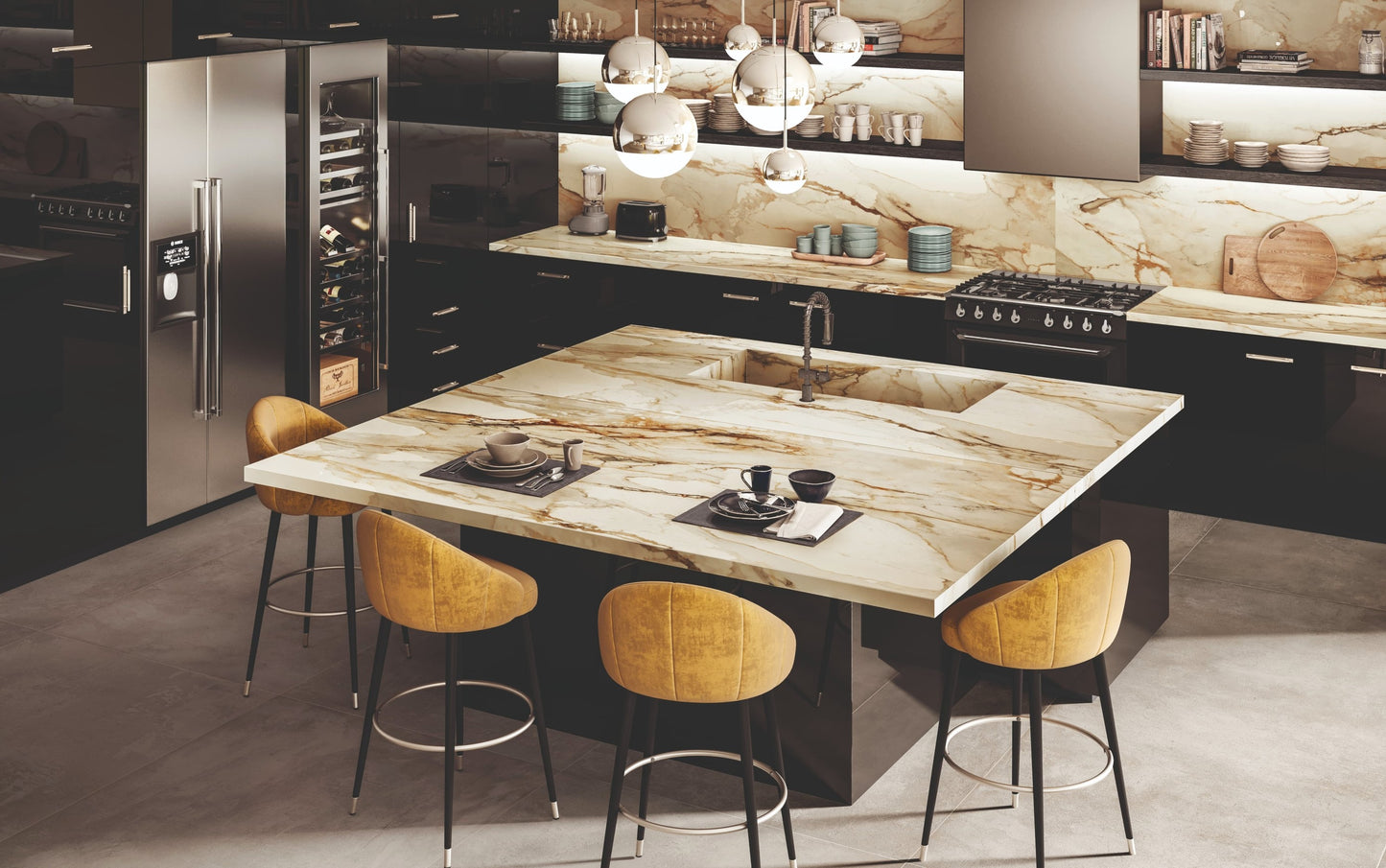 ES-Atlas Plan PorcelainTop™ Calacatta Antique Italian Porcelain Slab
