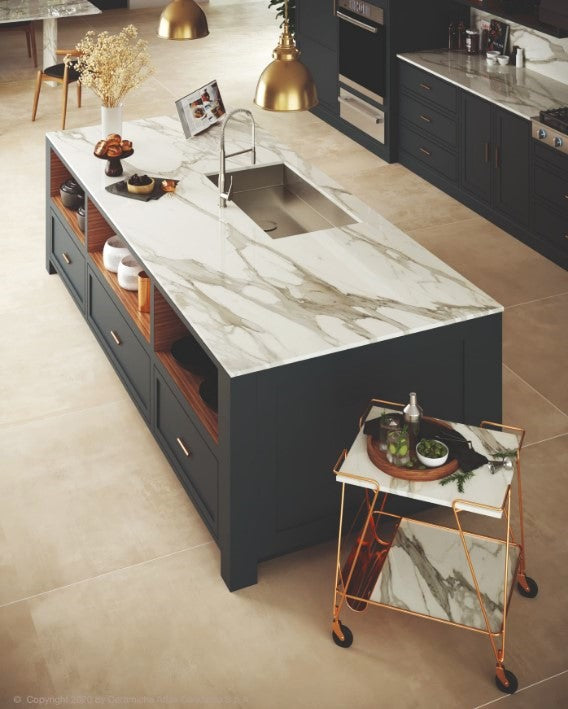 ES-Atlas Plan PorcelainTop™ Calacatta Bernini Italian Porcelain Slab