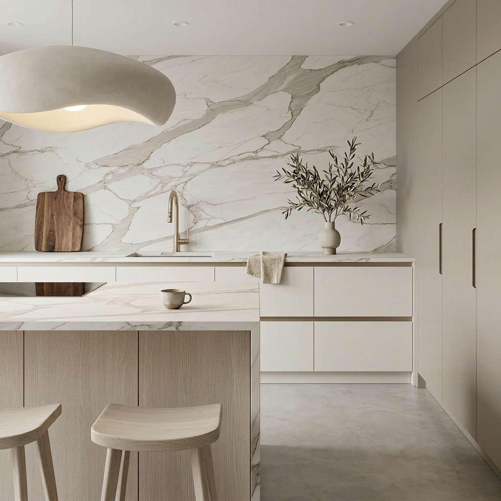 ES-Atlas Plan PorcelainTop™ Calacatta Bernini Italian Porcelain Slab