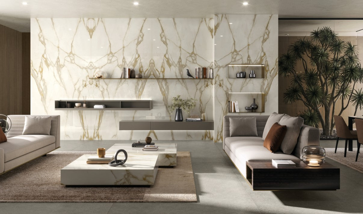 ES-Atlas Plan PorcelainTop™ Calacatta Gold Italian Porcelain Slab