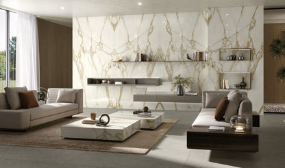 ES-Atlas Plan PorcelainTop™ Calacatta Gold Italian Porcelain Slab