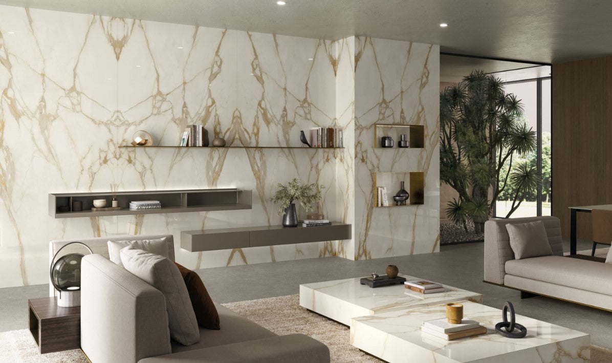 ES-Atlas Plan PorcelainTop™ Calacatta Gold Italian Porcelain Slab