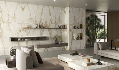 ES-Atlas Plan PorcelainTop™ Calacatta Gold Italian Porcelain Slab