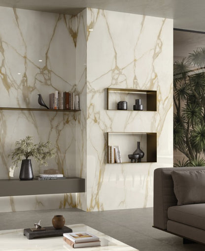 ES-Atlas Plan PorcelainTop™ Calacatta Gold Italian Porcelain Slab