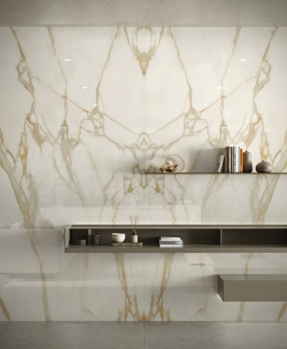 ES-Atlas Plan PorcelainTop™ Calacatta Gold Italian Porcelain Slab