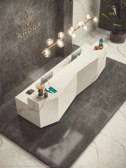 ES-Atlas Plan PorcelainTop™ Calacatta Prestigio Italian Porcelain Slab