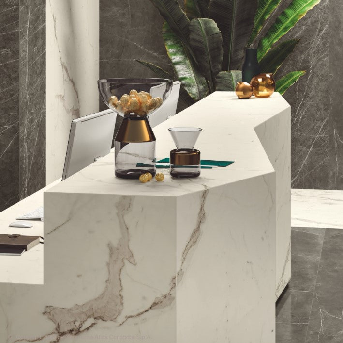 ES-Atlas Plan PorcelainTop™ Calacatta Prestigio Italian Porcelain Slab
