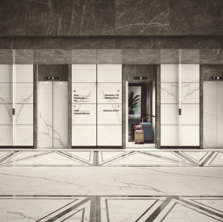 ES-Atlas Plan PorcelainTop™ Calacatta Prestigio Italian Porcelain Slab