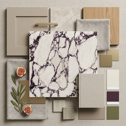 ES-Atlas Plan PorcelainTop™ Calacatta Viola Satin Italian Porcelain Slab
