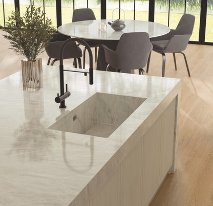 ES-Atlas Plan PorcelainTop™ Crystal White Italian Porcelain Slab