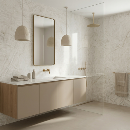ES-Atlas Plan PorcelainTop™ Crystal White Italian Porcelain Slab