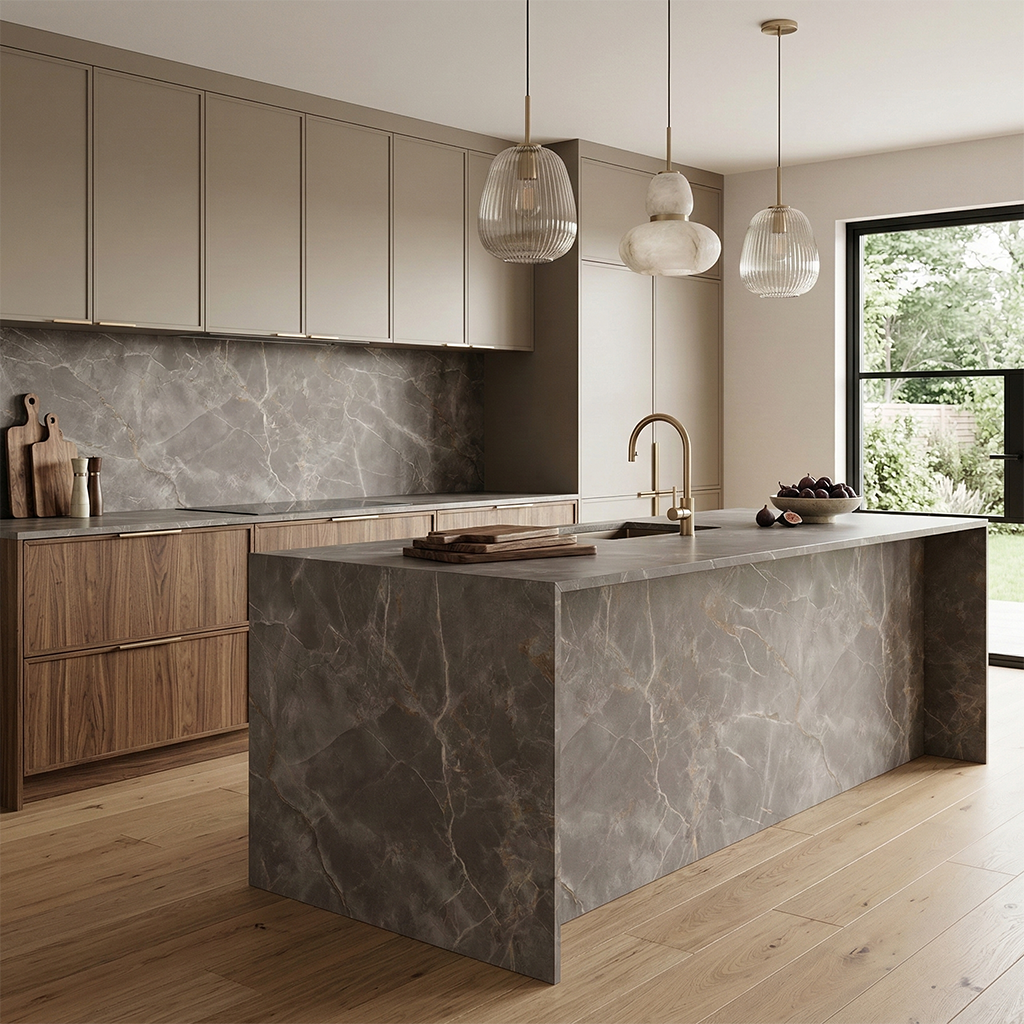 ES-Atlas Plan PorcelainTop™ Fior Di Bosco Italian Porcelain Slab