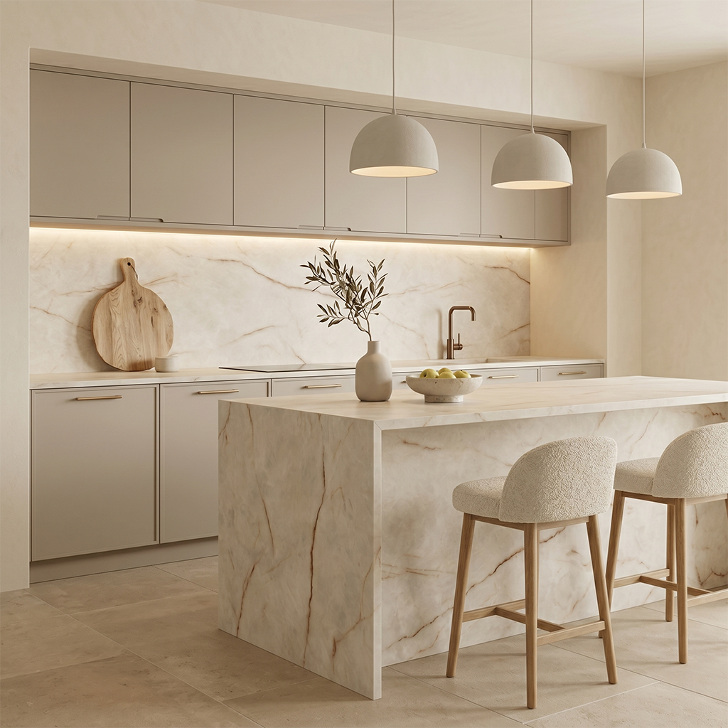 ES-Atlas Plan PorcelainTop™ Ice Crystal Matte Italian Porcelain Slab