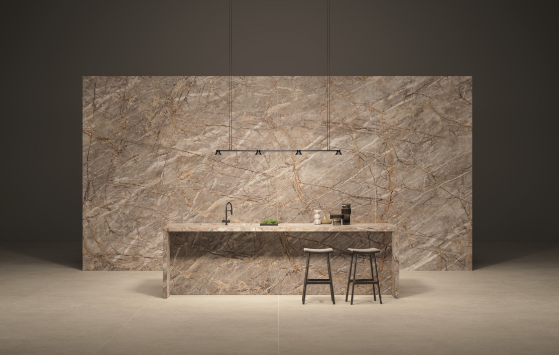 ES-Atlas Plan PorcelainTop™ Natural Roots Matte Italian Porcelain Slab