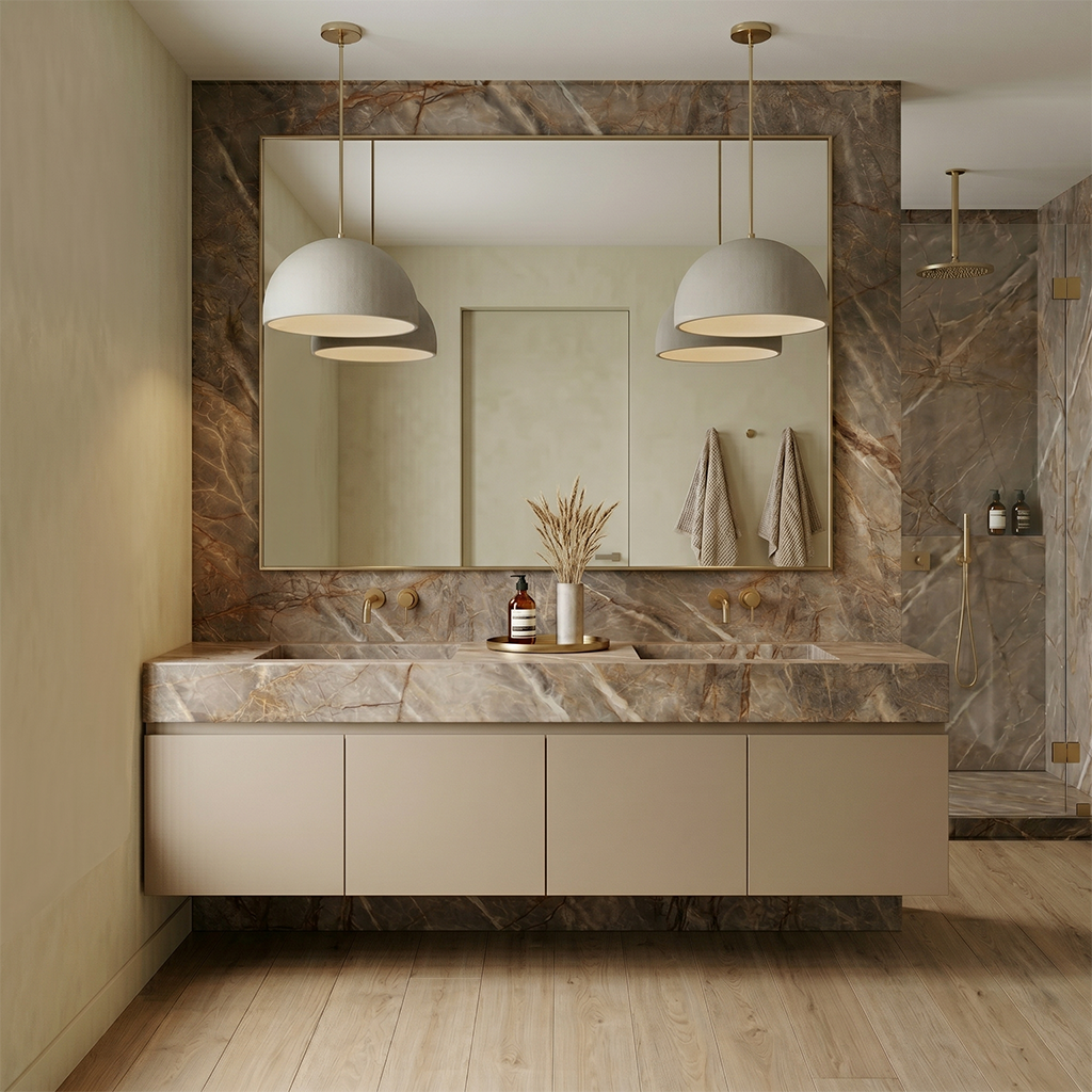 ES-Atlas Plan PorcelainTop™ Natural Roots Matte Italian Porcelain Slab