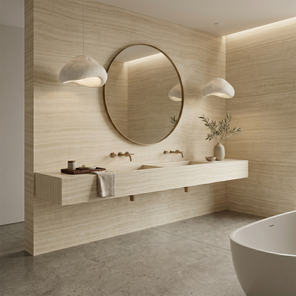 ES-Atlas Plan PorcelainTop™ Onyx Ivory Italian Porcelain Slab