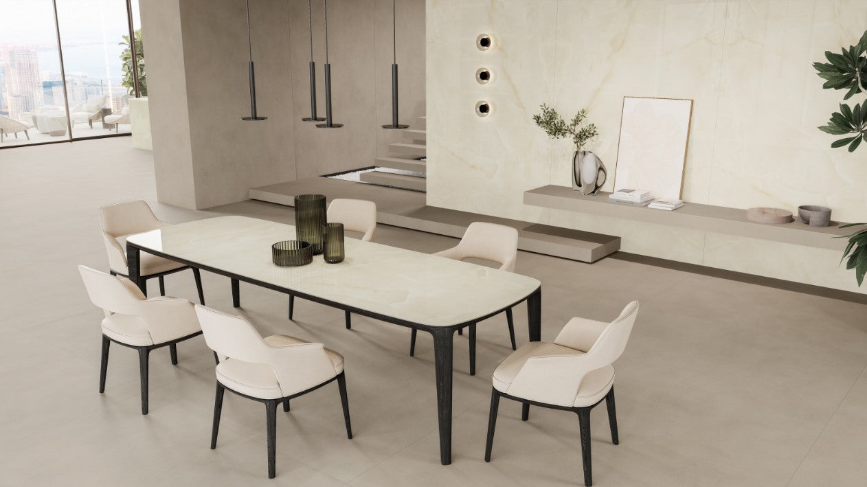 ES-Atlas Plan PorcelainTop™ Onyx White Italian Porcelain Slab