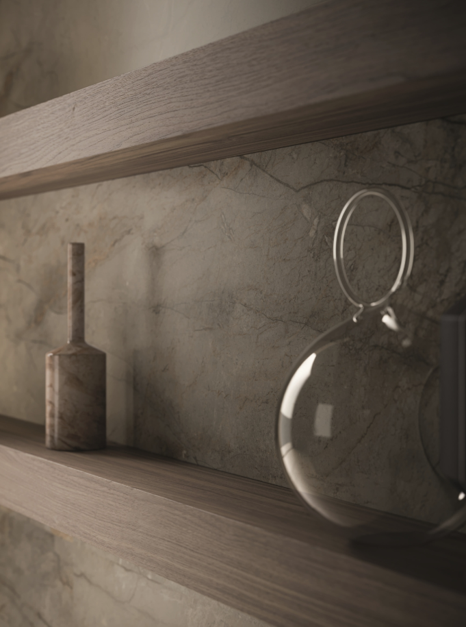 ES-Atlas Plan PorcelainTop™ Silver Root Italian Porcelain Slab