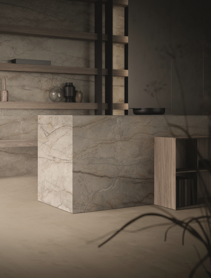 ES-Atlas Plan PorcelainTop™ Silver Root Italian Porcelain Slab