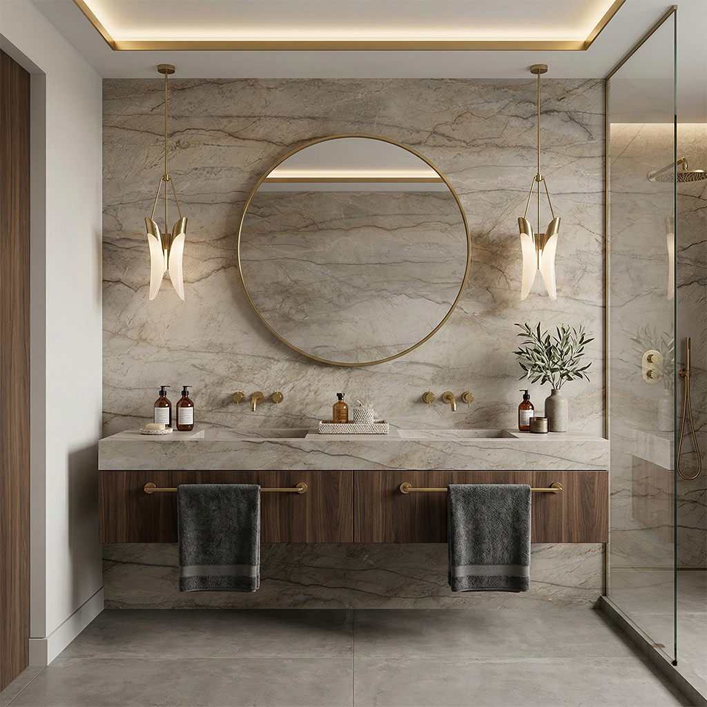 ES-Atlas Plan PorcelainTop™ Silver Root Italian Porcelain Slab