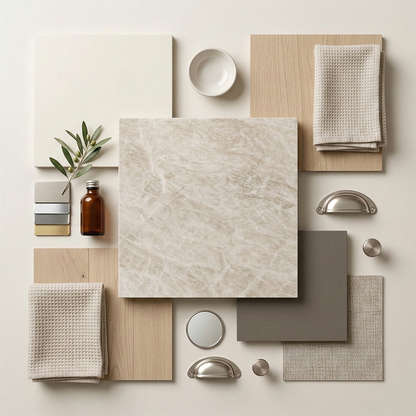 ES-Atlas Plan PorcelainTop™ Taj Mahal Italian Porcelain Slab