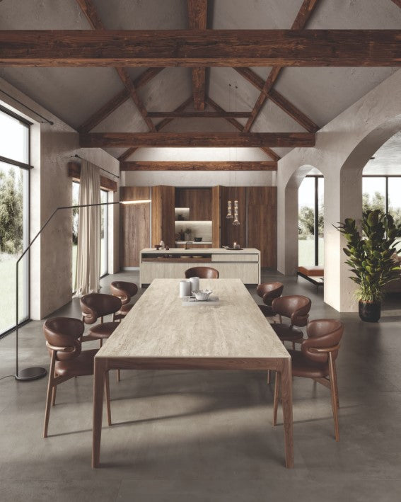ES-Atlas Plan PorcelainTop™ Travertino Pearl Italian Porcelain Slab