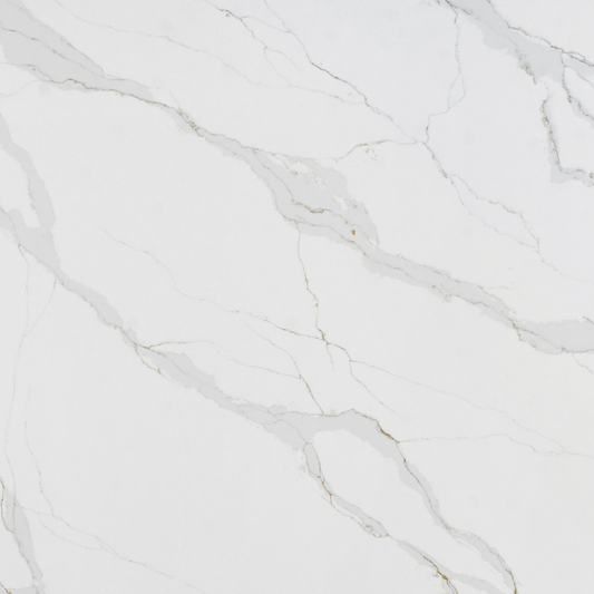 ES-Aurora Calacatta Quartz Slab