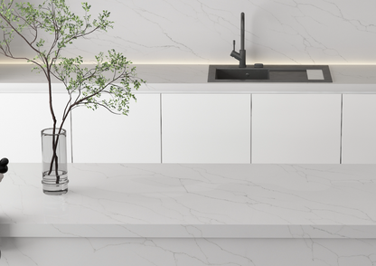 ES-Bella Calacatta Quartz Slab