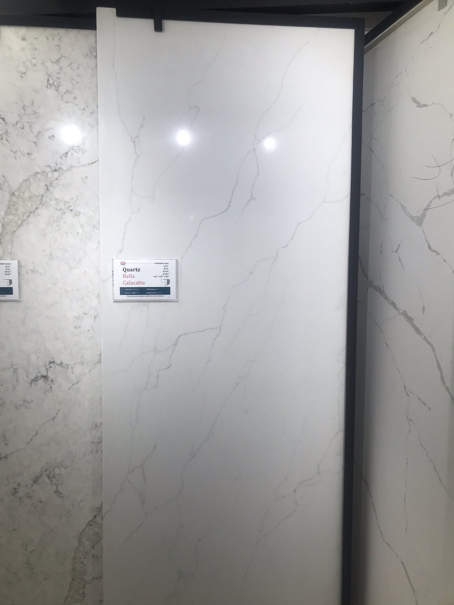 ES-Bella Calacatta Quartz Slab