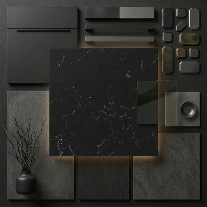 ES-Blanco Midnight Quartz Slab