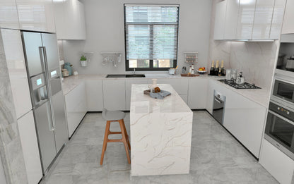 ES-Calacatas Dorada Quartz Slab