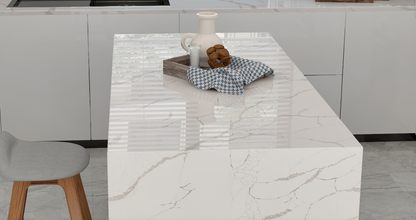 ES-Calacatas Dorada Quartz Slab