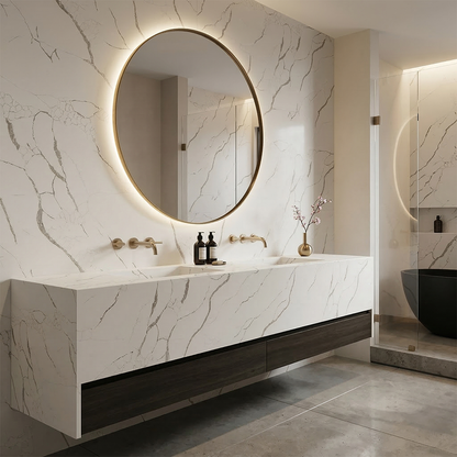 ES-Calacatas Dorada Quartz Slab