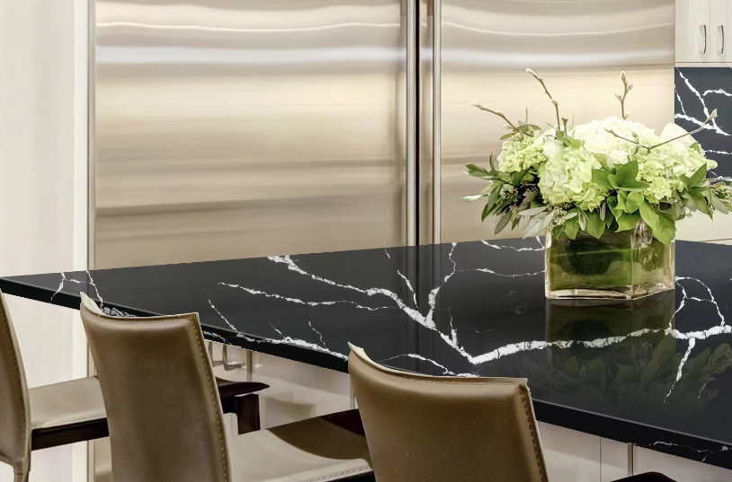 ES-Calacatas Marquina Quartz Slab
