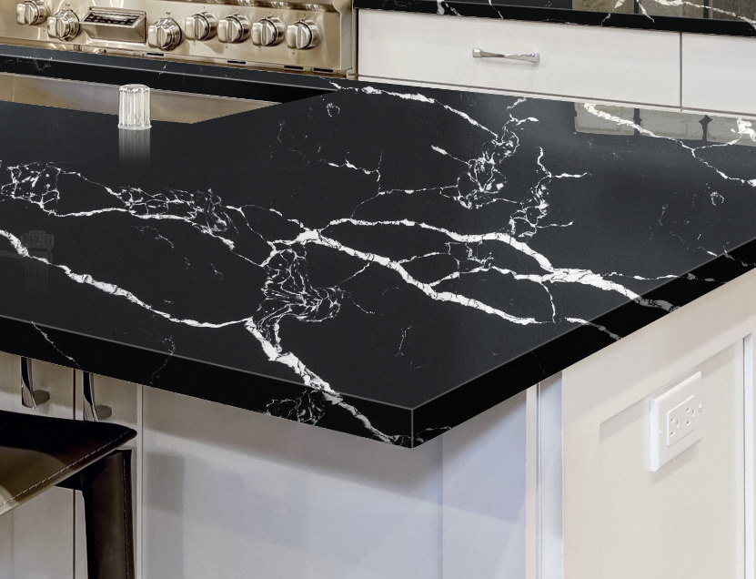 ES-Calacatas Marquina Quartz Slab