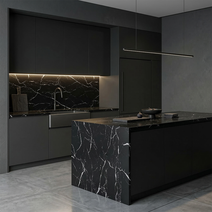 ES-Calacatas Marquina Quartz Slab