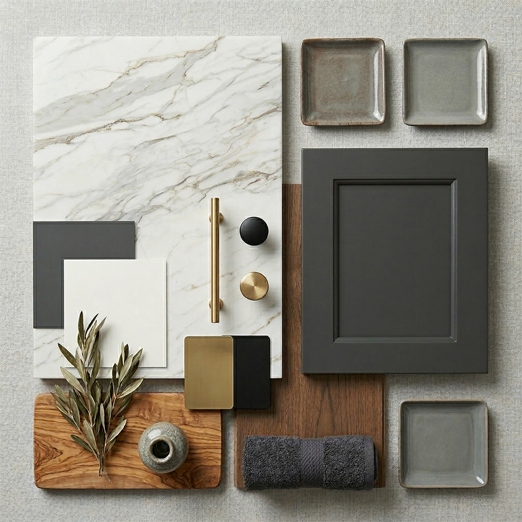 ES-Calacatas Venata Printed Surface Quartz Slab