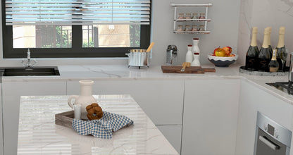 ES-Calacatta Eternal Quartz Slab