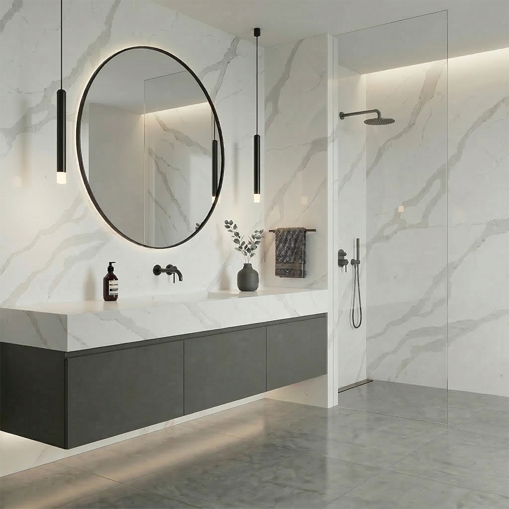 ES-Calacatta Eternal Quartz Slab