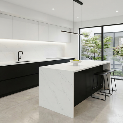 ES-Capri Calacatta Quartz Slab
