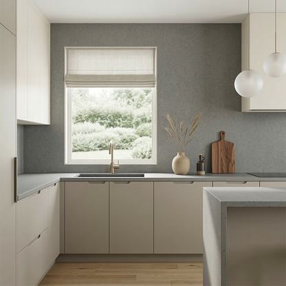 ES-Concrete Grey Quartz Slab
