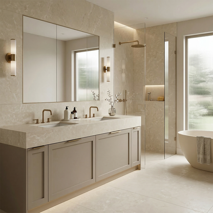 ES-Crema Marfil Quartz Slab