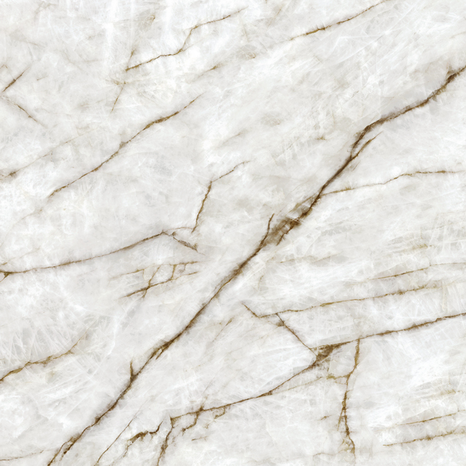 ES-Cristallo Blanco Printed Surface Quartz Slab