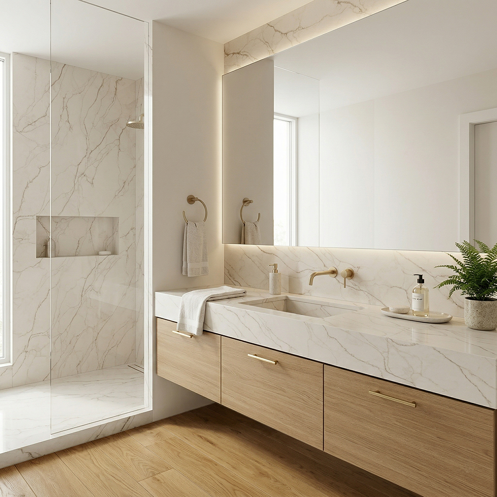 ES-Mirage Brown Quartz Slab