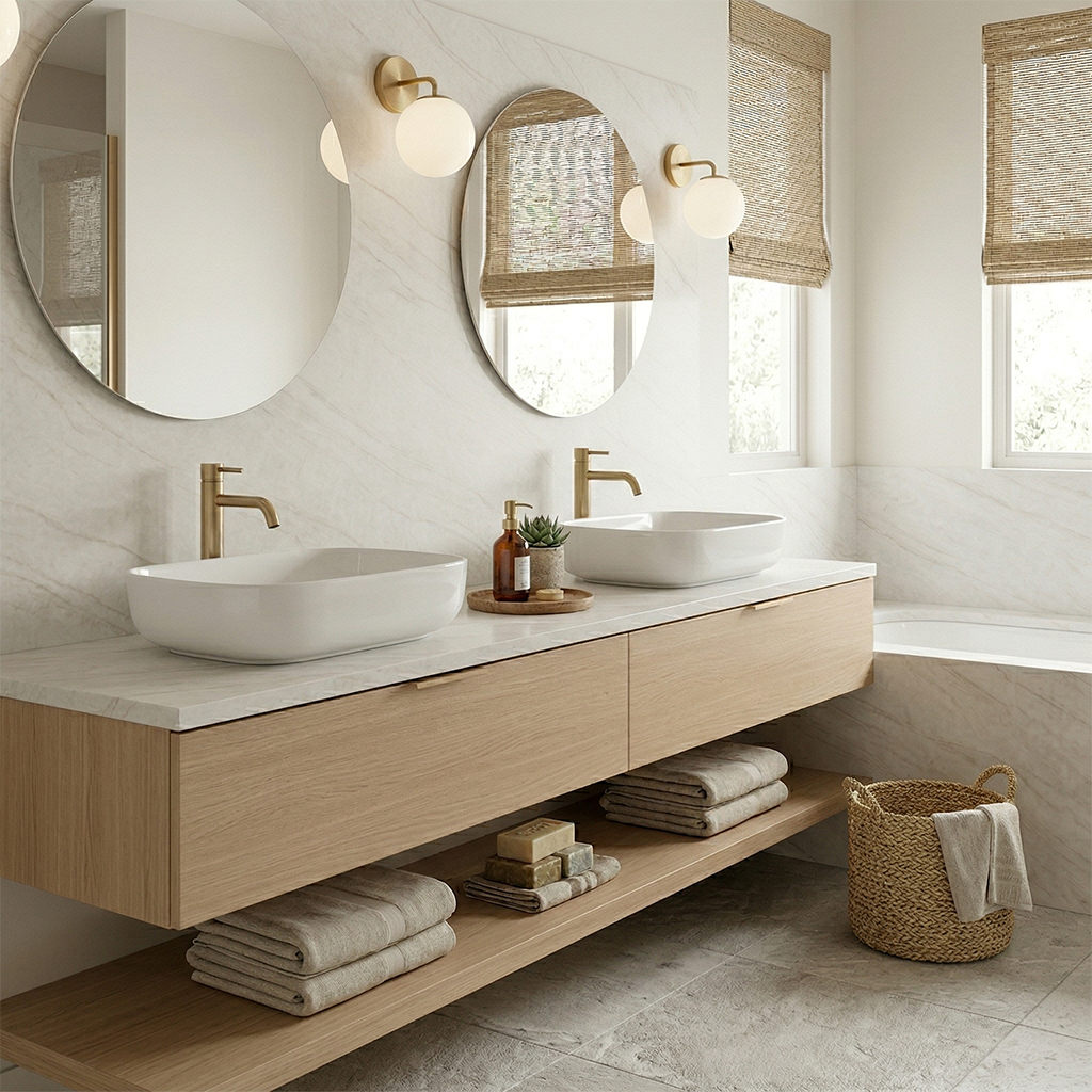 ES-Mykonos Printed Surface Quartz Slab